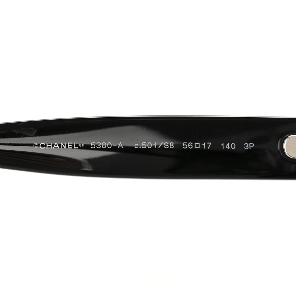 Acetate Polarized Square CC Sunglasses 5380 Black