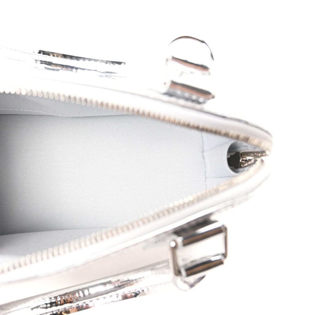Louis Vuitton Monogram Miroir Alma BB Silver