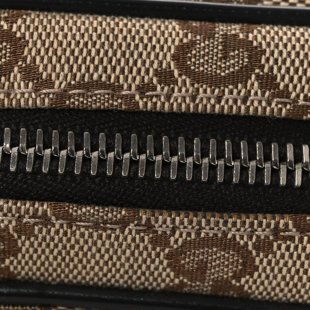 Gucci Monogram Belt Bag Dark Brown