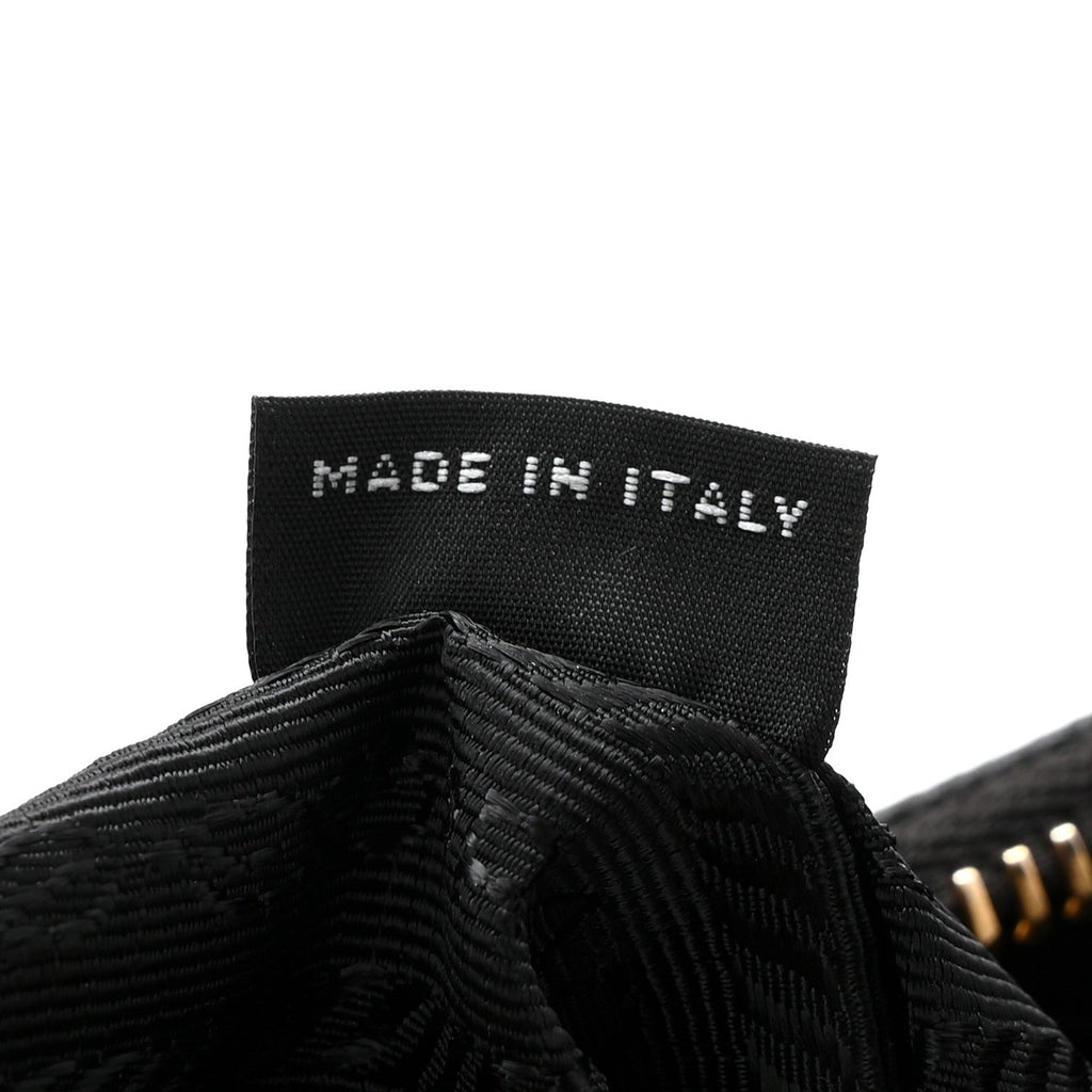 Prada Saffiano Lux Re-Edition 2005 Shoulder Bag Black