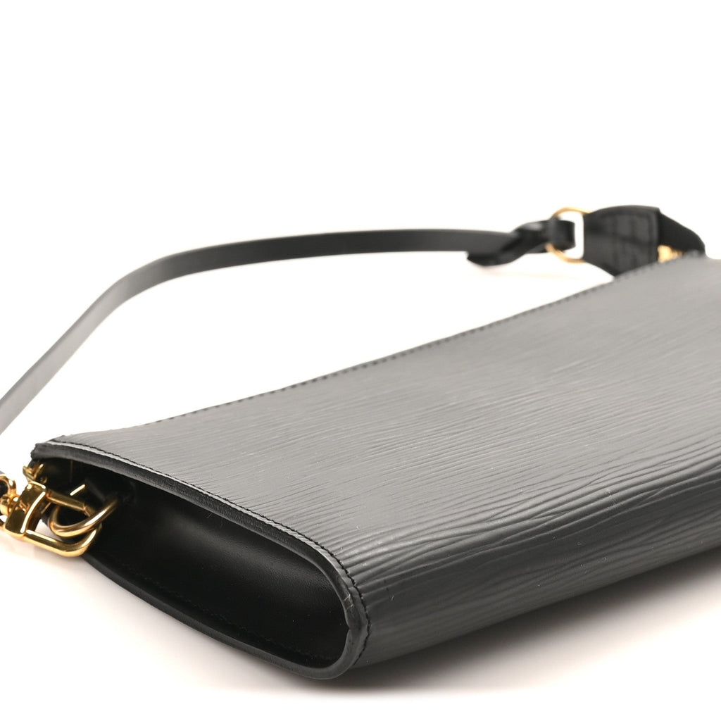 Louis Vuitton Epi Pochette Accessories 24 Black