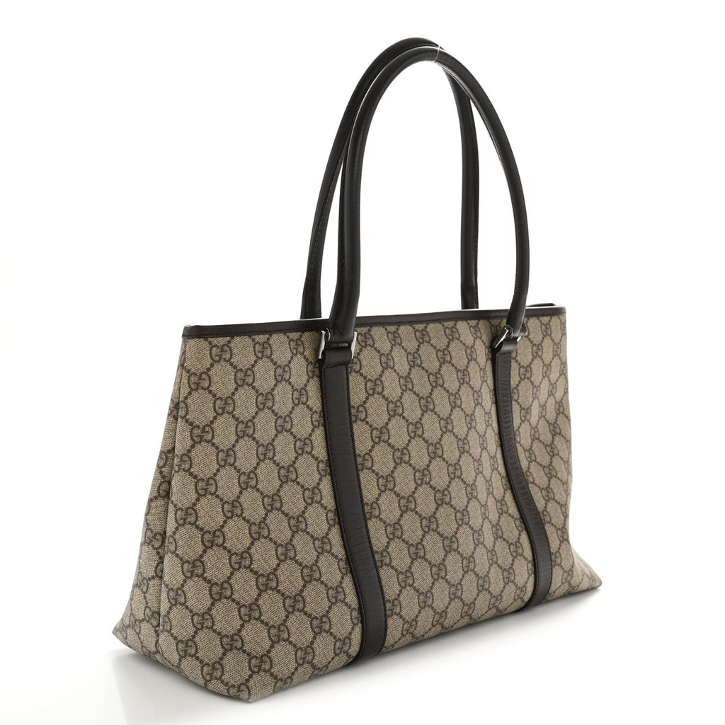 Gucci GG Plus Monogram Medium Joy Tote Dark Brown
