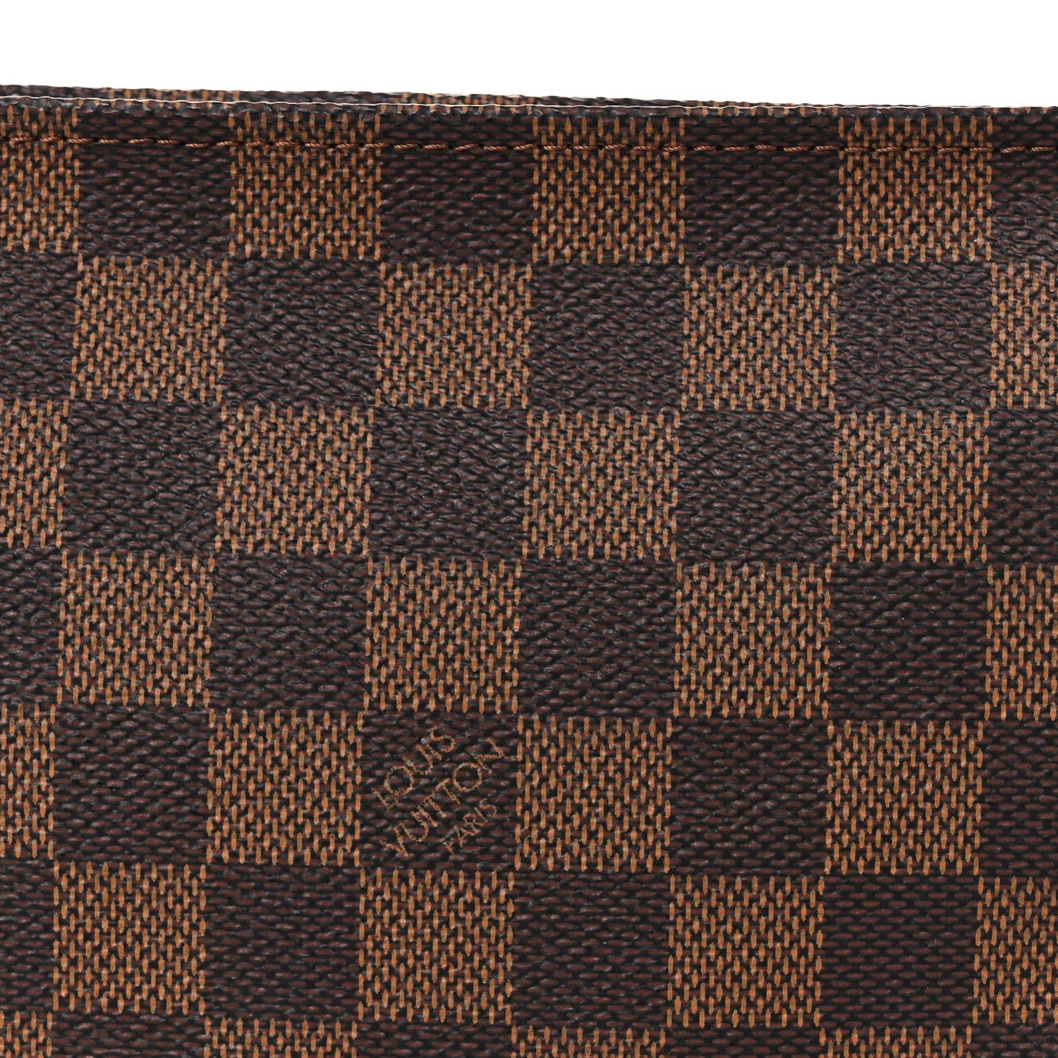 Louis Vuitton Damier Ebene Trousse Make Up Bag Pochette