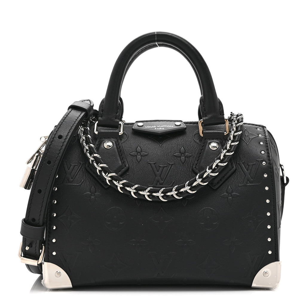 Louis Vuitton Calfskin Monogram Bold Speedy Trunk 20