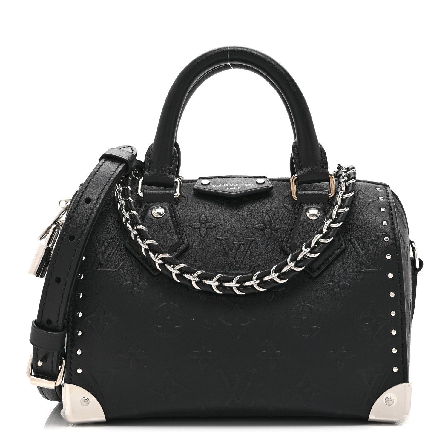 Louis Vuitton Calfskin Monogram Bold Speedy Trunk 20