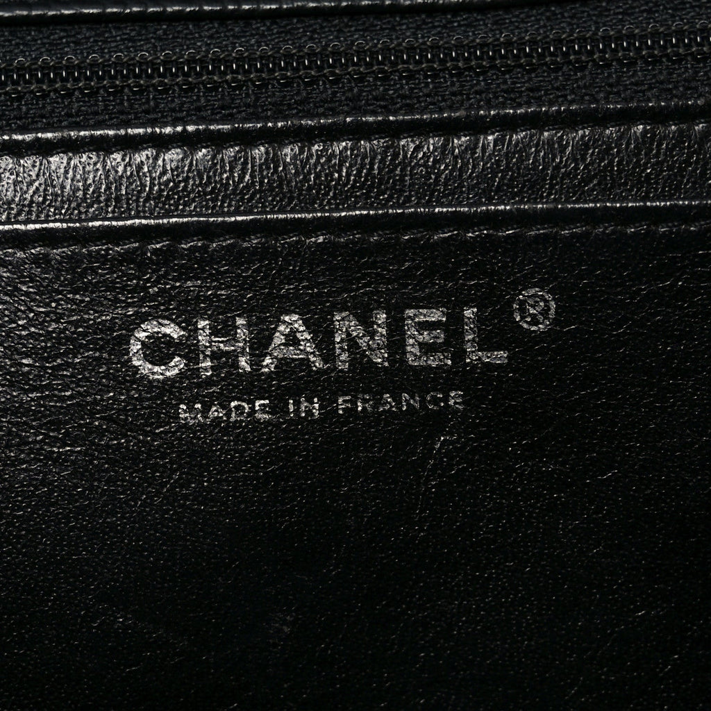 Chanel Caviar Quilted Jumbo Single Flap Black