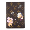 Louis Vuitton Monogram 2025 Christmas Animation Passport Cover Azur Frost