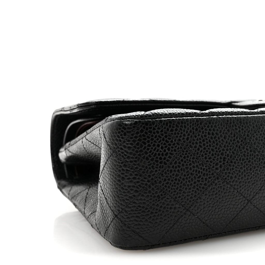 Chanel Caviar Quilted Medium Double Flap Black