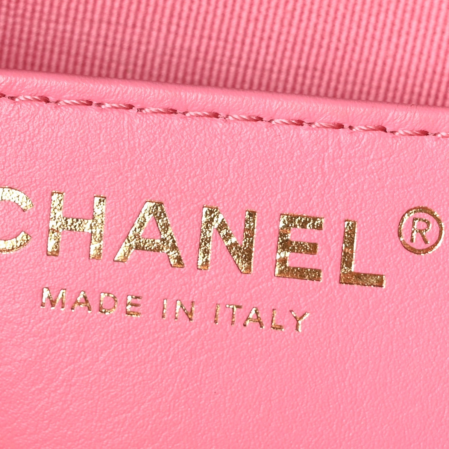 Chanel Caviar Quilted CC Small Top Handle Vanity Case Pink