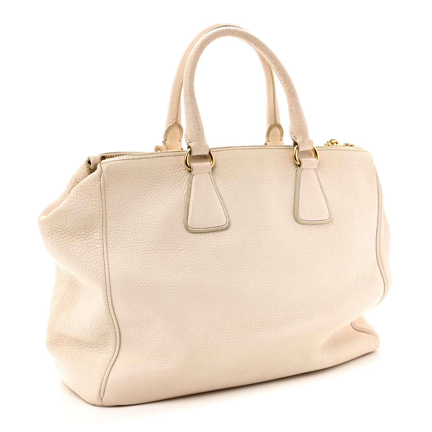 Prada Vitello Daino Tote Talco
