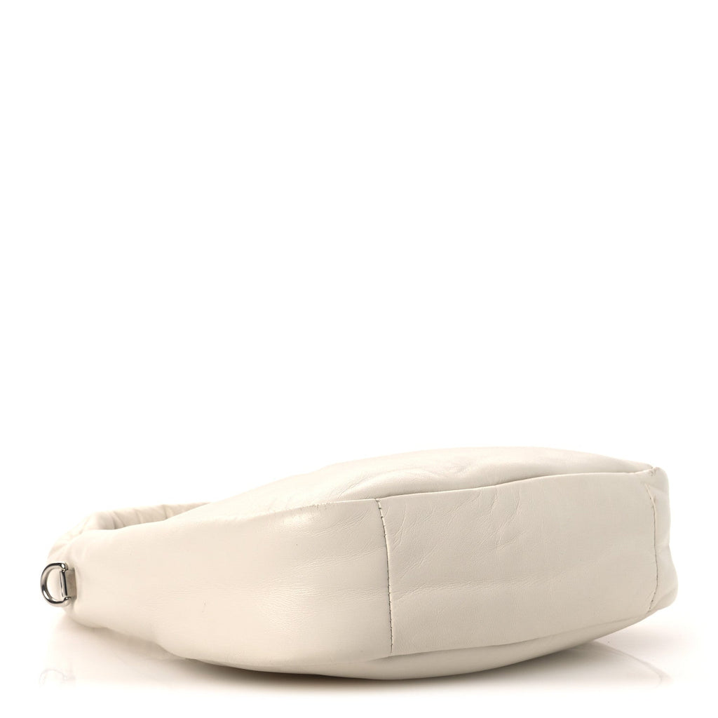 Prada Nappa Soft Padded Mini Bag White