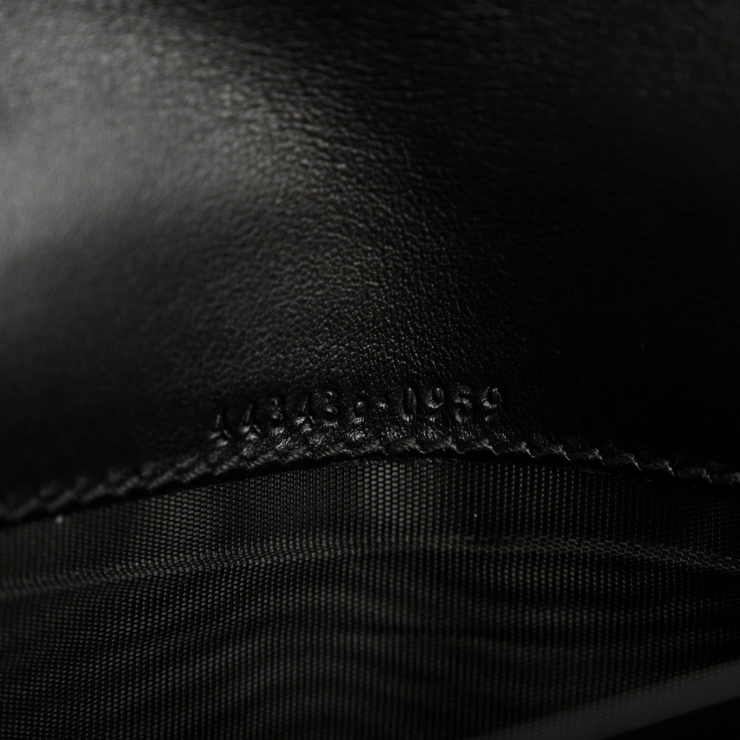 Gucci Calfskin Matelasse GG Marmont Continental Wallet Black