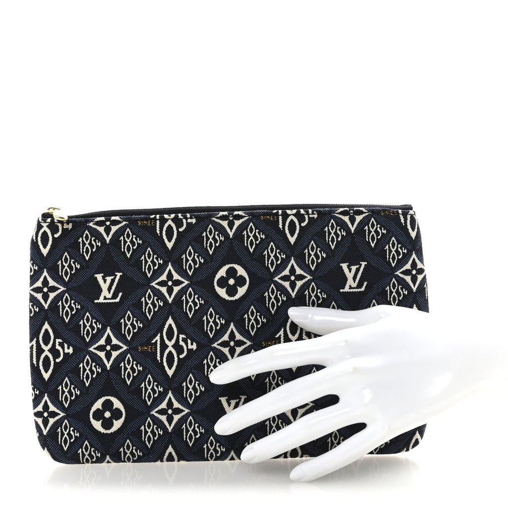 Louis Vuitton Jacquard Since 1854 Neverfull MM GM Pochette Blue