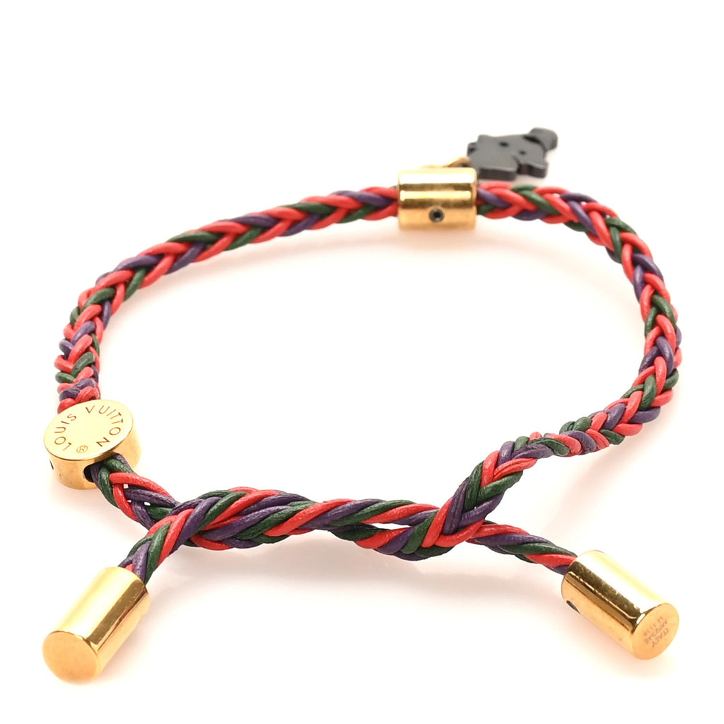 Louis Vuitton Braided Bracelet Multicolor