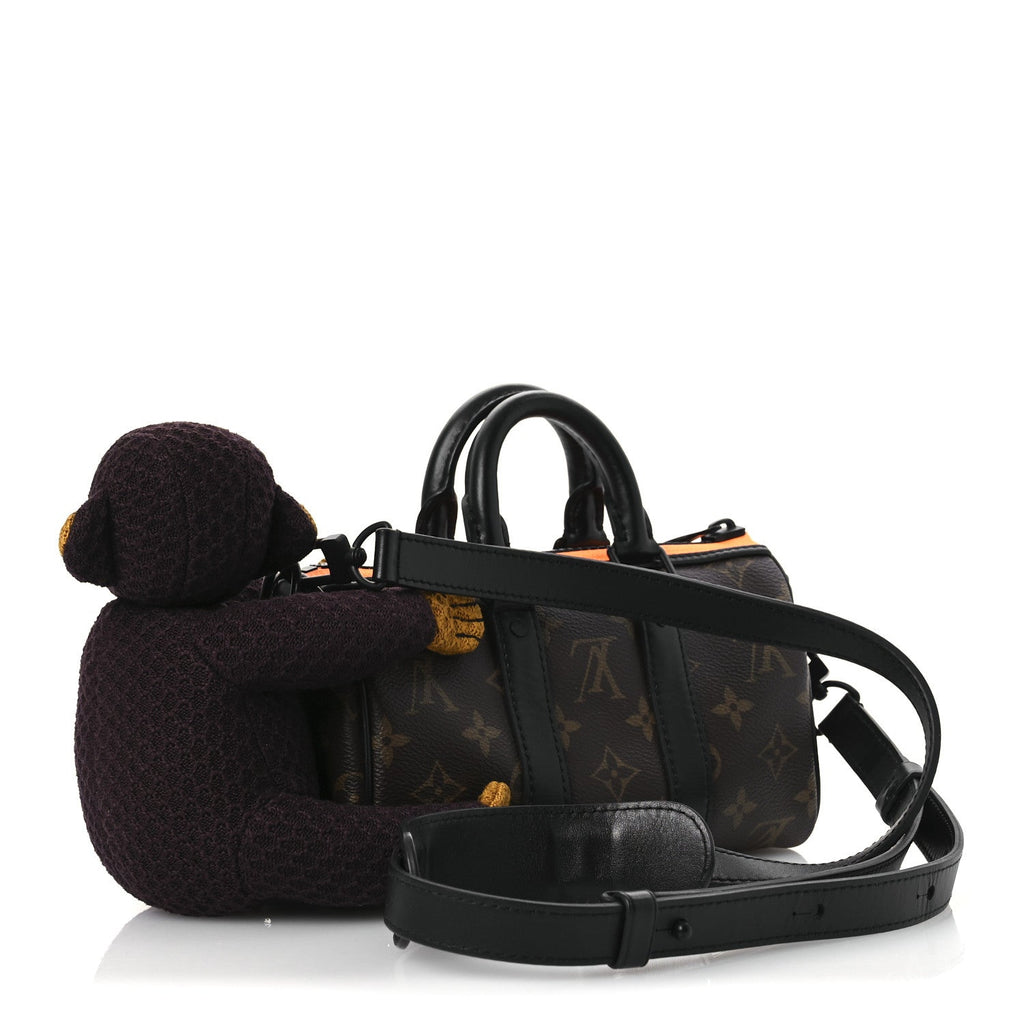Louis Vuitton Monogram Monkey Puppet LV Friends Keepall XS