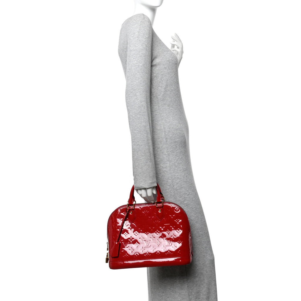 Louis Vuitton Vernis Alma PM Rose Indien