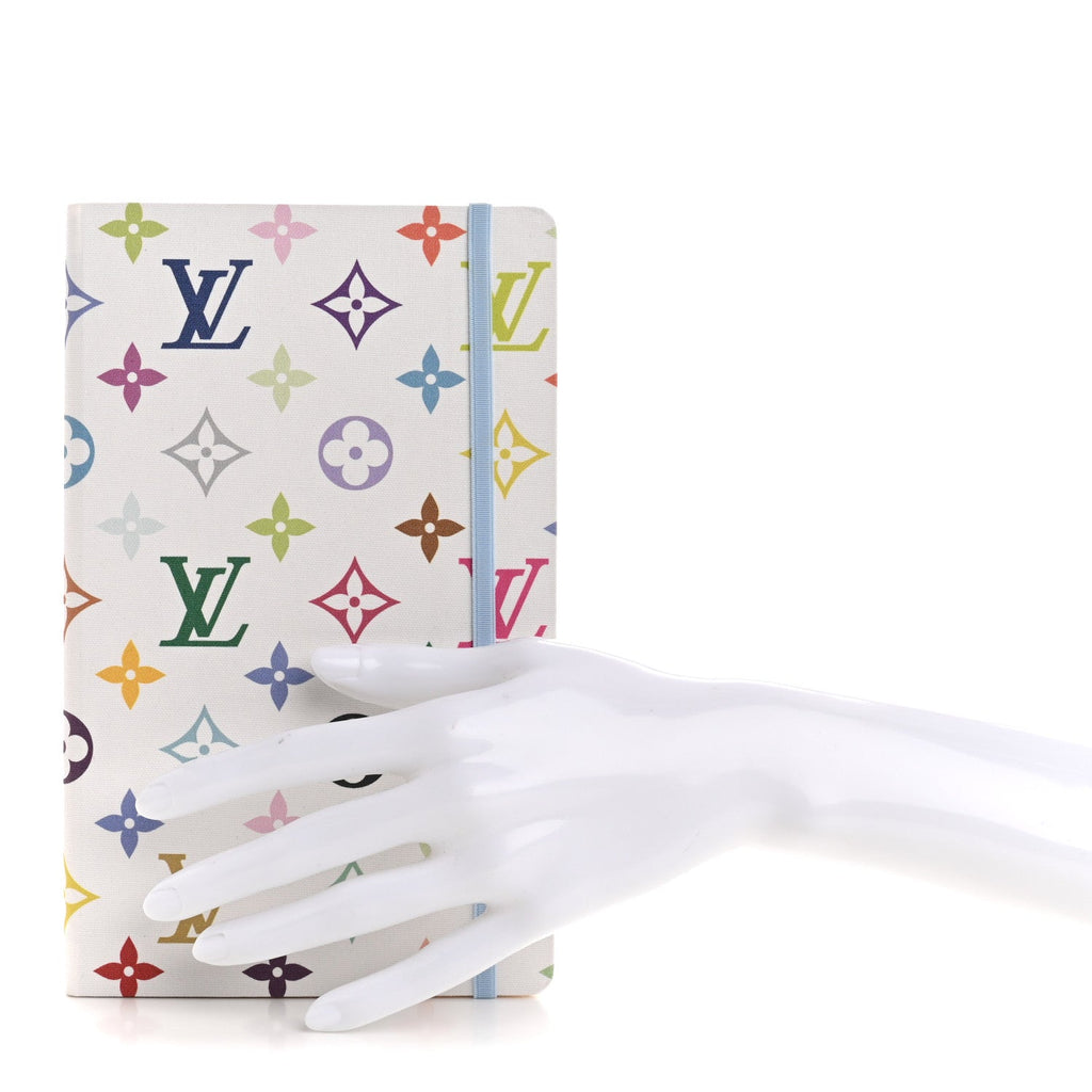Louis Vuitton LV x TM Monogram Multicolor Jane Notebook MM White