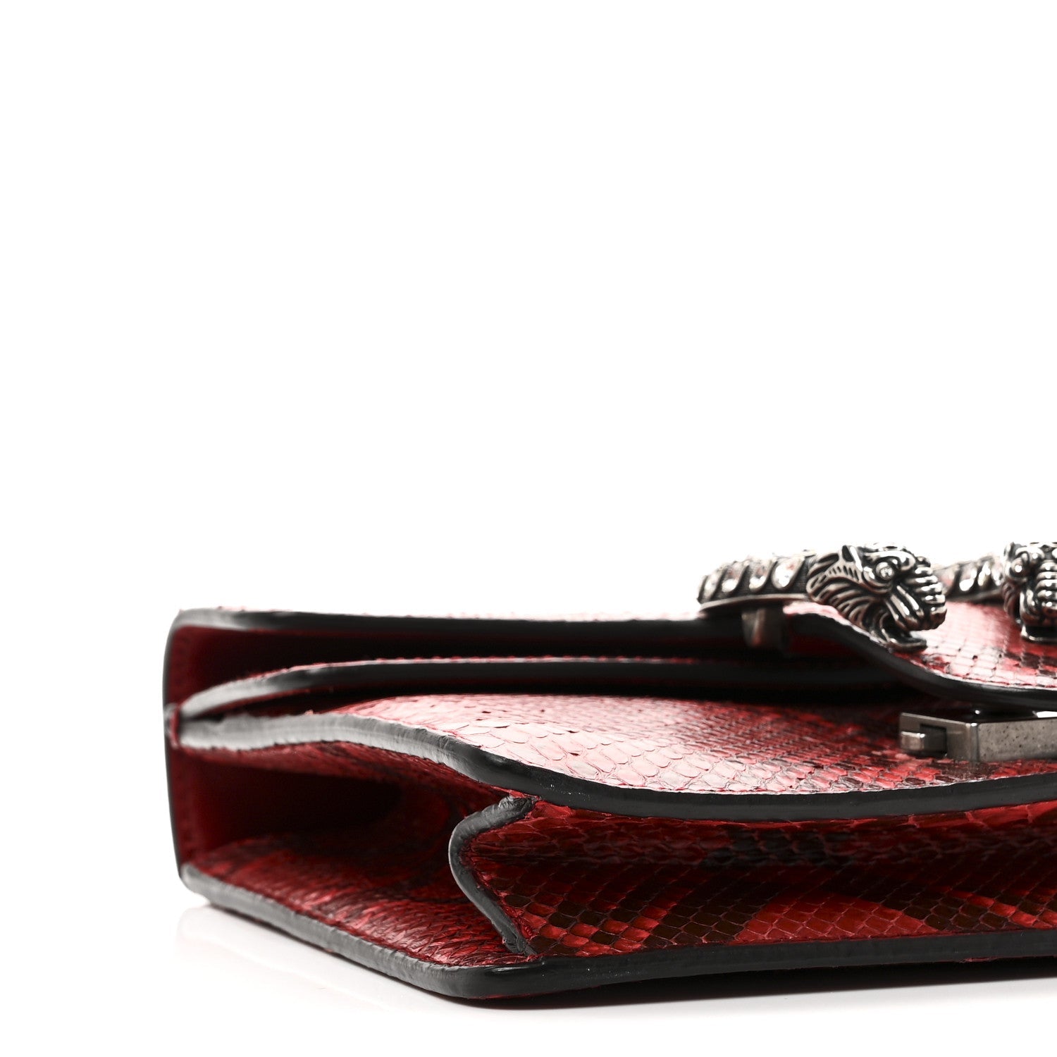 Gucci Snakeskin Mini Dionysus Shoulder Bag Red