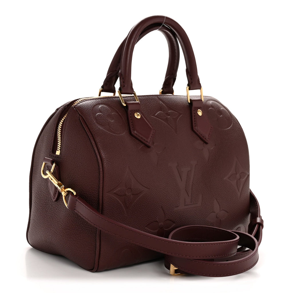 Louis Vuitton Empreinte Monogram Giant Speedy Bandouliere 25 Wine