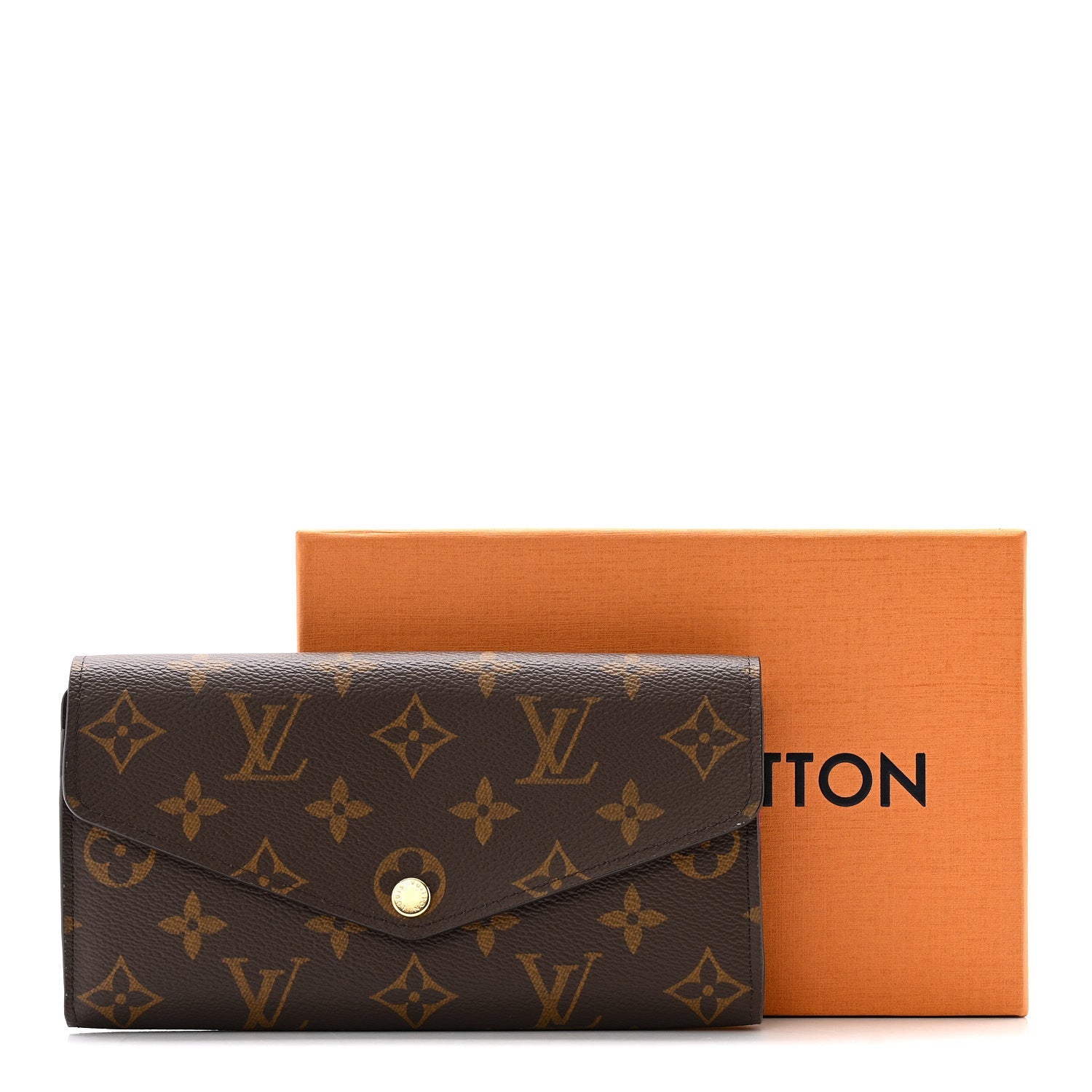 Louis Vuitton Monogram Sarah Wallet NM Coquelicot