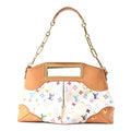 Louis Vuitton Monogram Multicolor Judy MM White