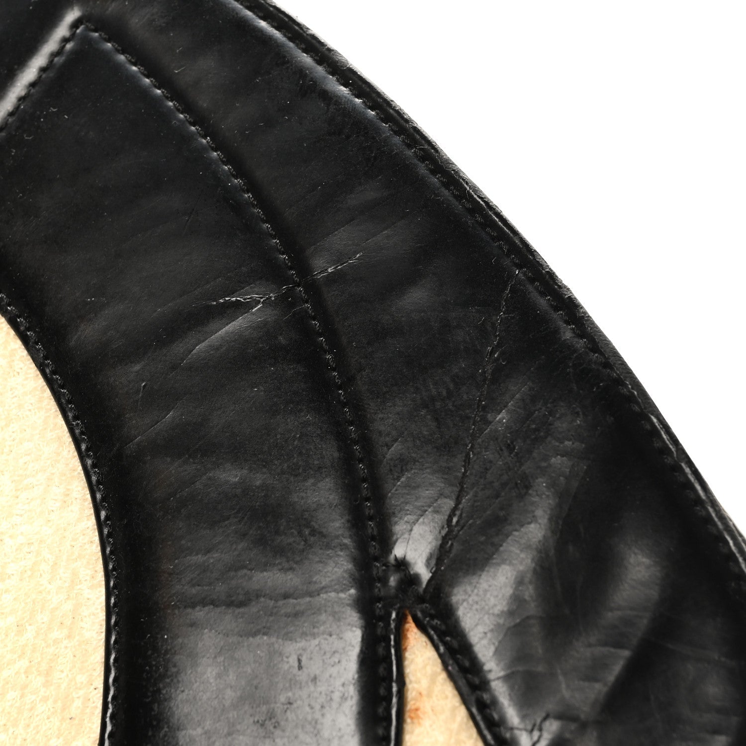 Chanel Patent Terry Cloth CC Heart Shoulder Bag Black