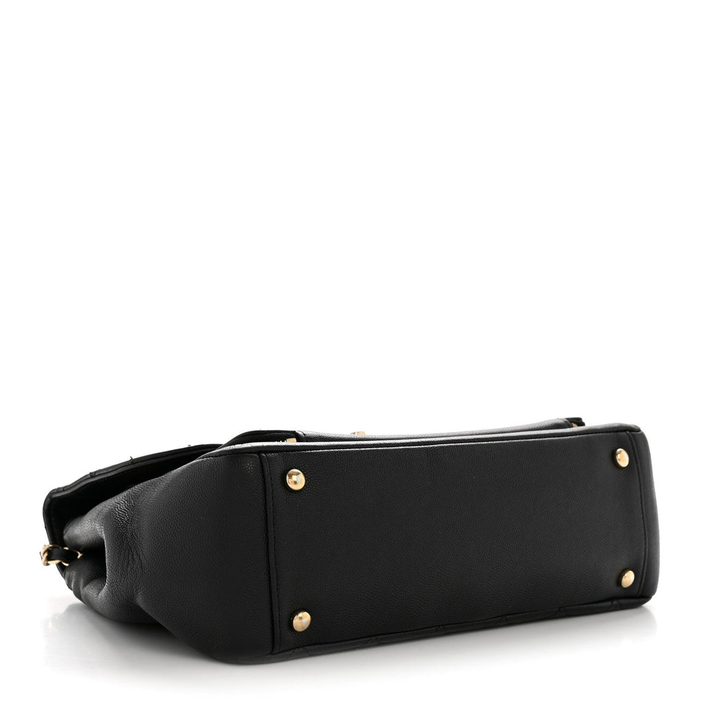 Chanel Caviar Quilted Large Business Affinity Flap Black