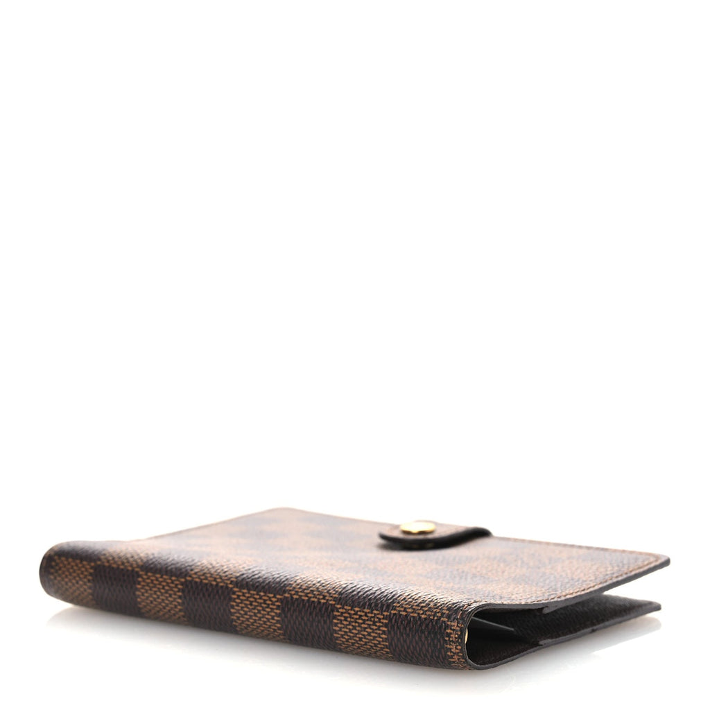 Louis Vuitton Damier Ebene Small Ring Agenda Cover