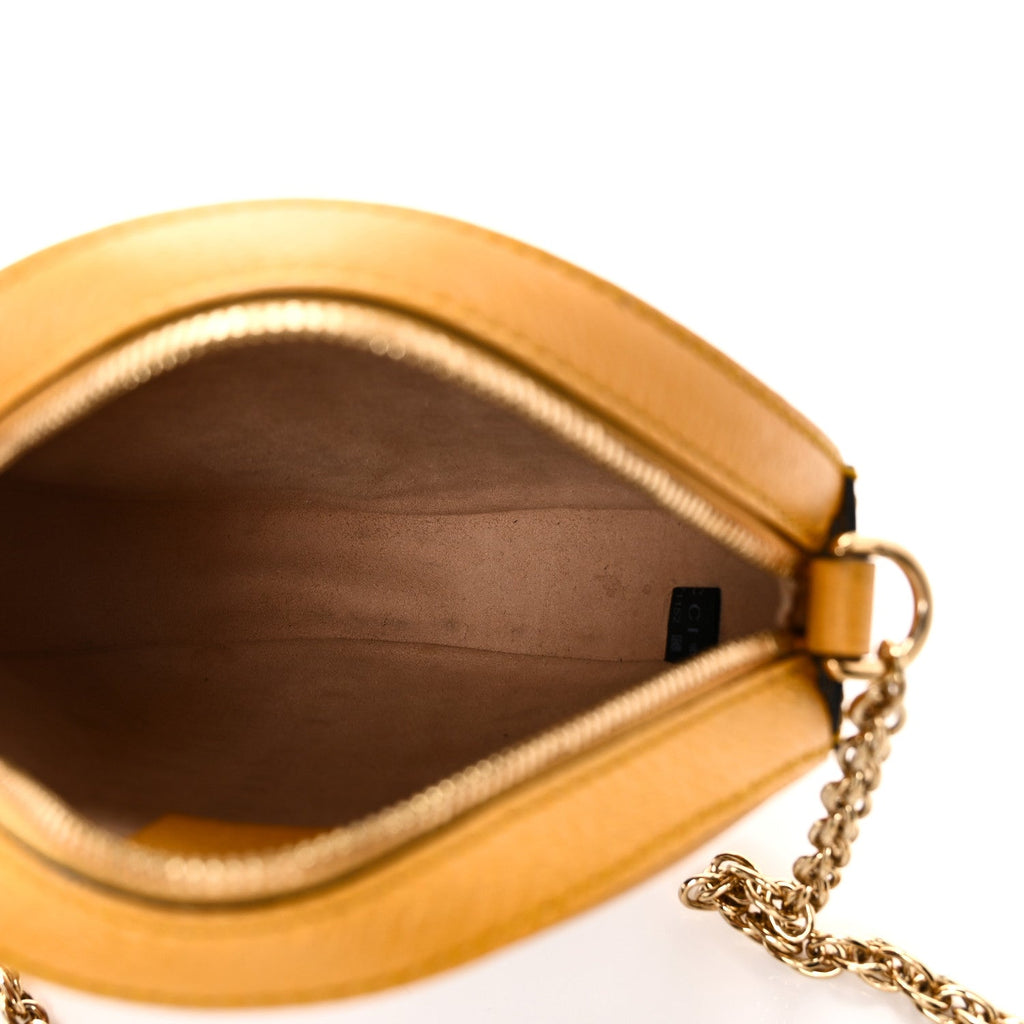 Gucci GG Supreme Monogram Flora Web Mini Ophidia Round Shoulder Bag Beige Multicolor Crop