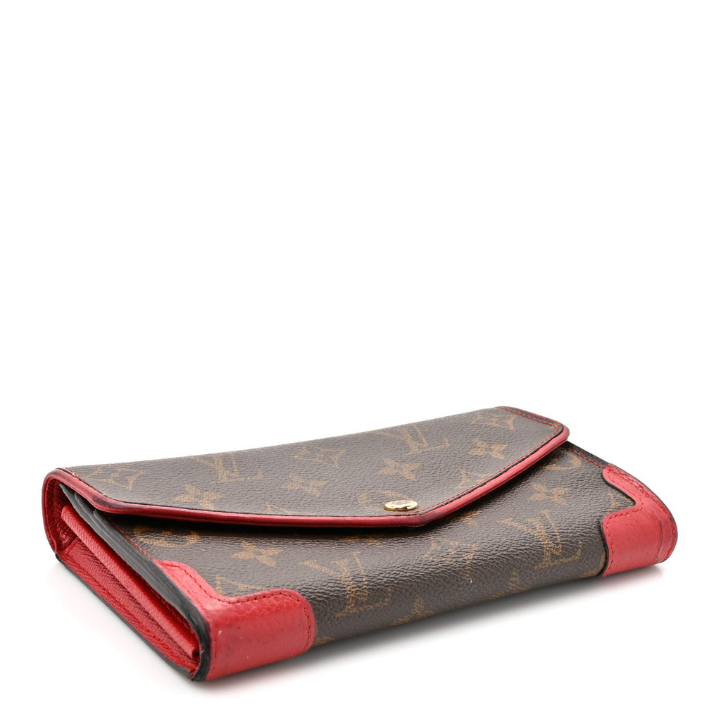 Louis Vuitton Monogram Sarah Retiro Wallet Cherry