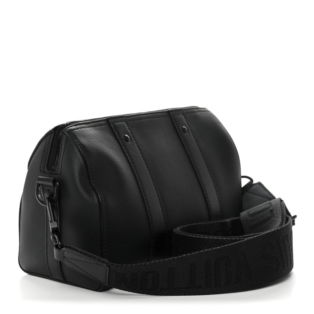 Louis Vuitton Grained Calfskin Aerogram City Keepall Black