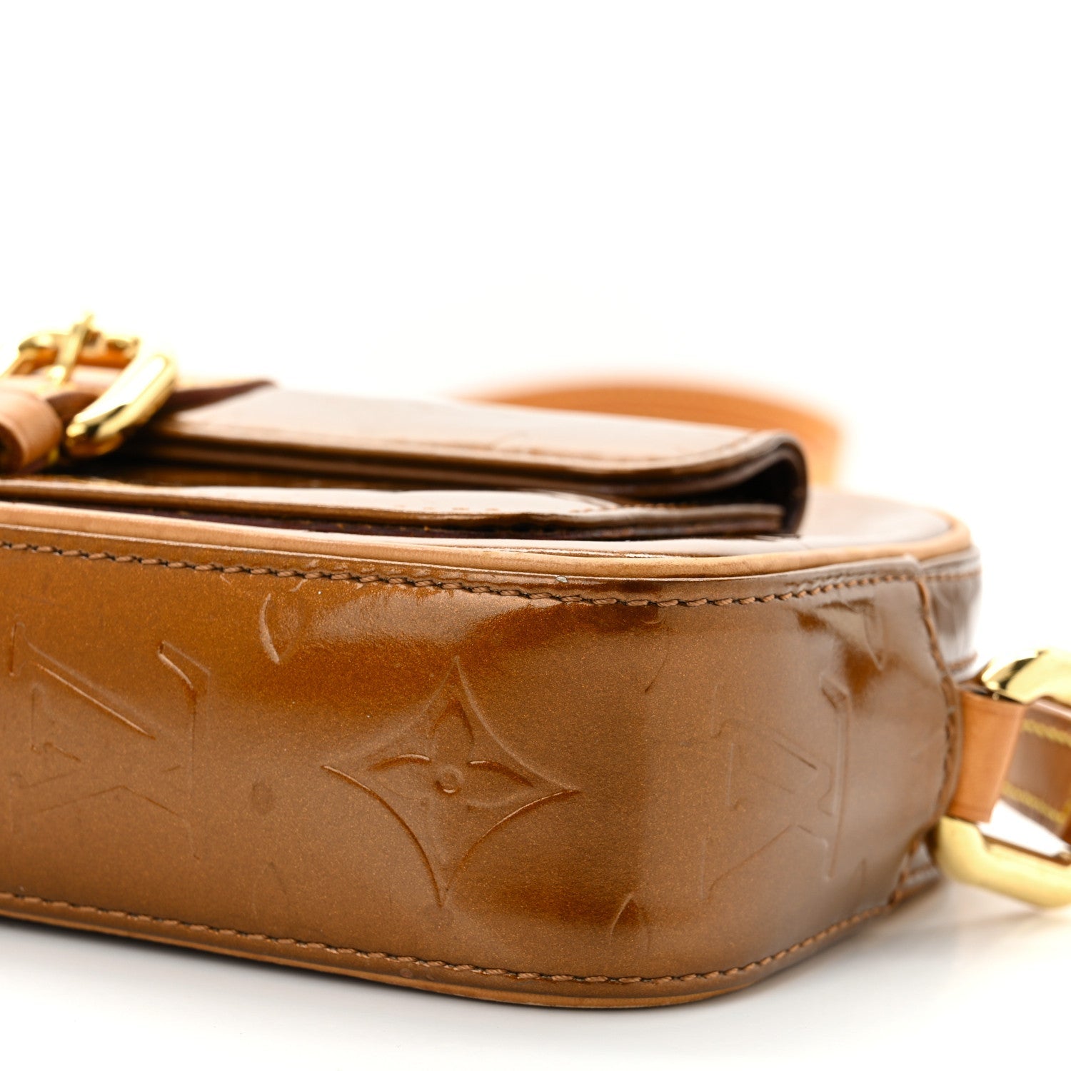 Louis Vuitton Vernis Christie MM Bronze