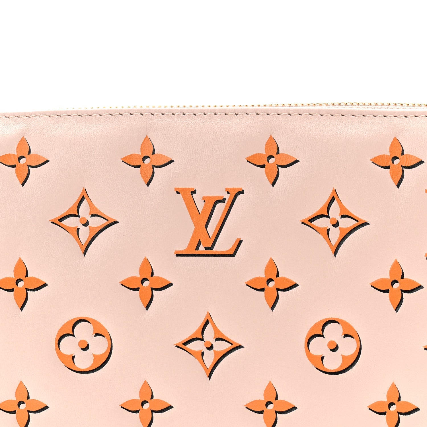 Louis Vuitton LV x SY Lambskin Monogram Coussin BB Pearl