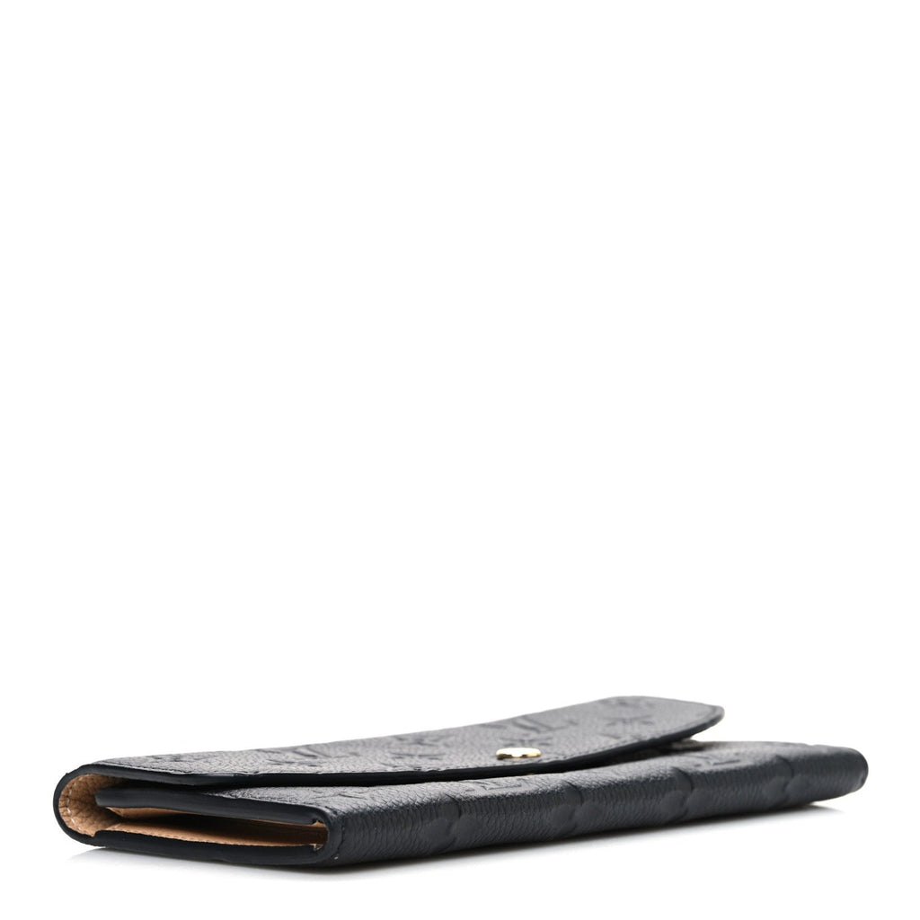 Louis Vuitton Empreinte Emilie Wallet Black Dune