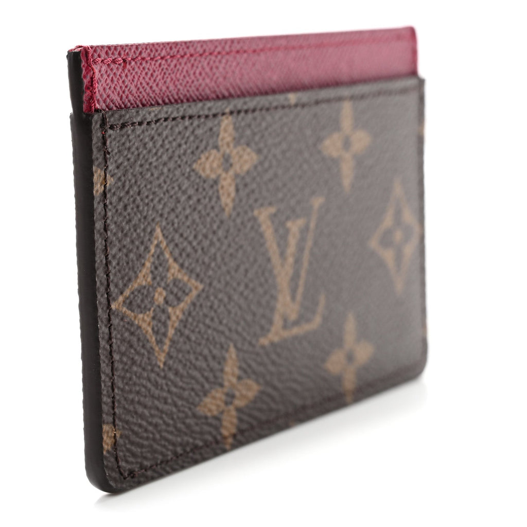 Louis Vuitton Monogram Card Holder Fuchsia