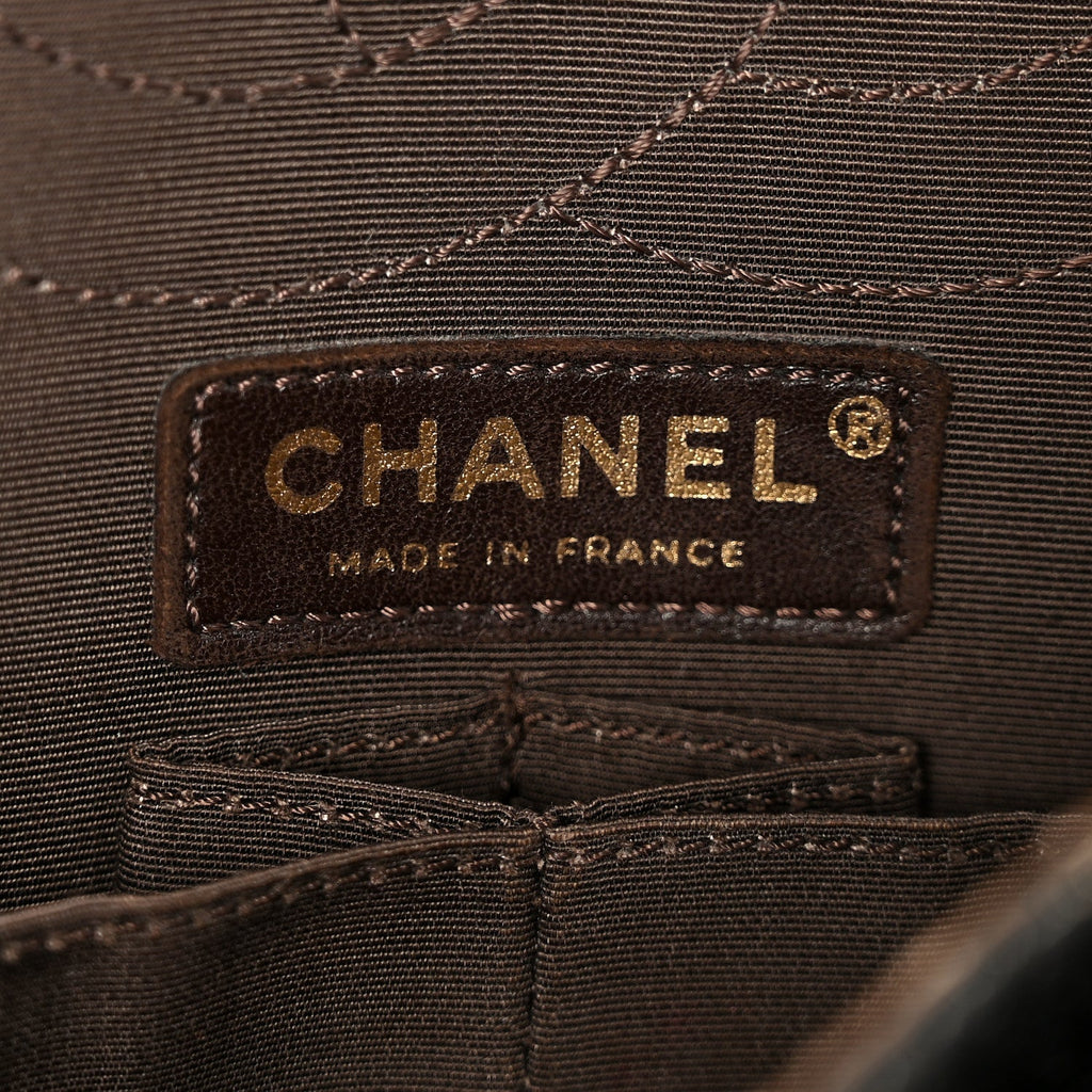 Chanel Metallic Glazed Tweed Quilted 2.55 Paris Shanghai Reissue 226 Flap Multicolor