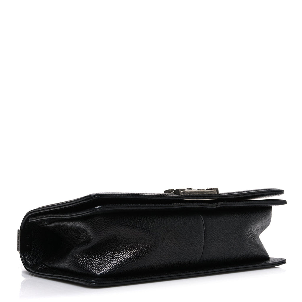 Chanel Caviar Quilted Medium Boy Flap Black