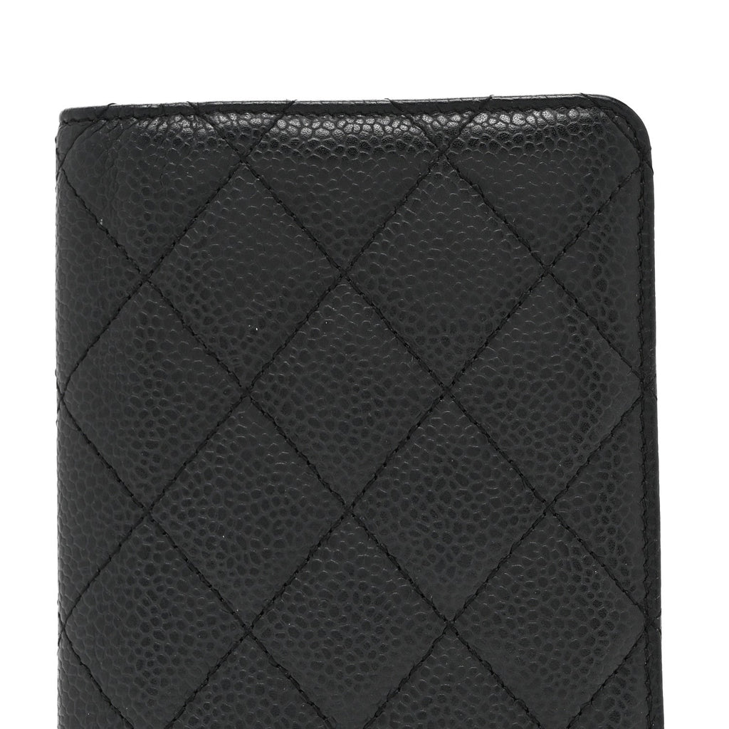 Chanel Caviar Quilted Agenda Cover Black