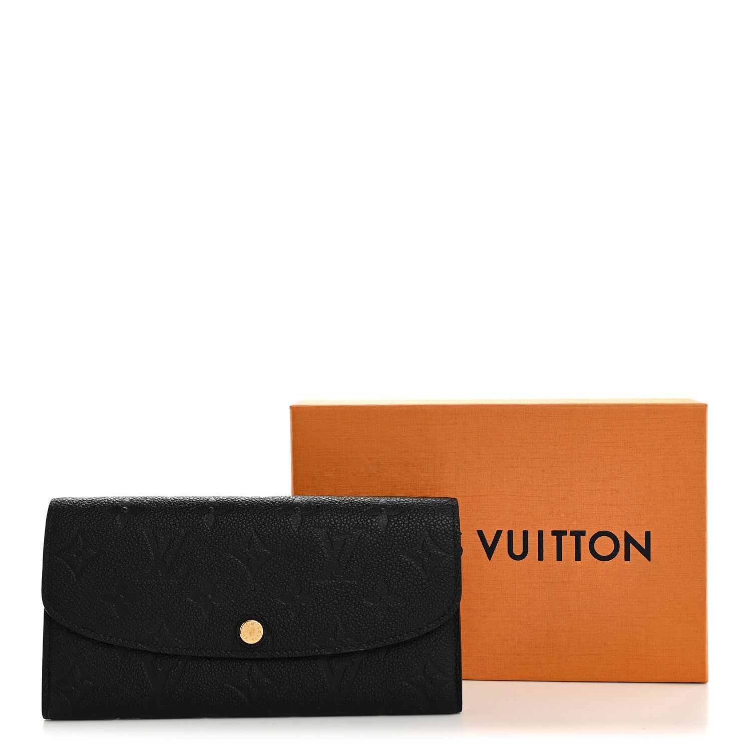 Louis Vuitton Empreinte Emilie Wallet Black Dune