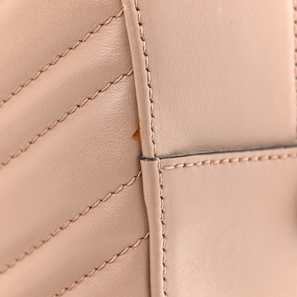 Gucci Calfskin Matelasse GG Marmont Backpack Porcelain Rose