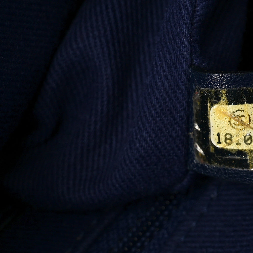 Chanel Suede Quilted Whipstitch Mini Flap Blue