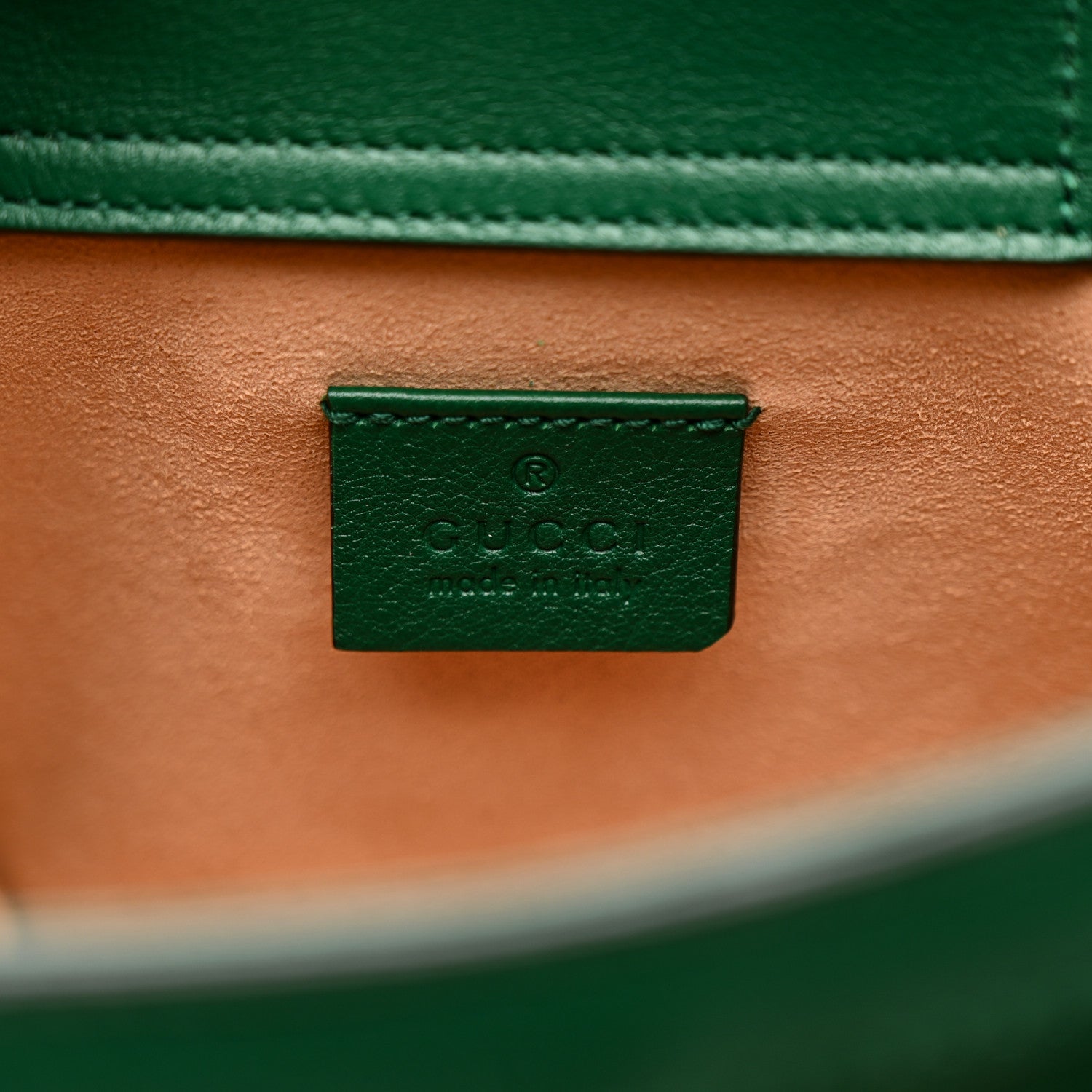 Gucci Wonka Grain Calfskin Mini Diana Tote Bag Green Yellow Fluo