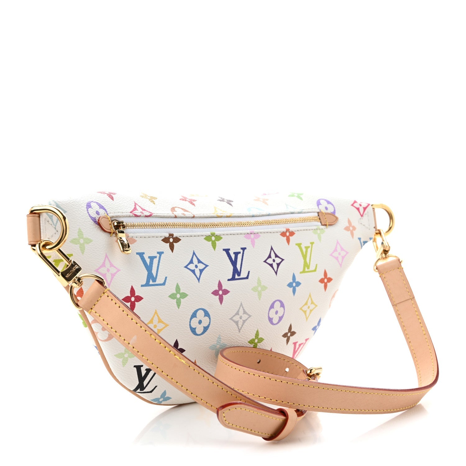 Louis Vuitton LV X TM Monogram Multicolor High Rise Bumbag White