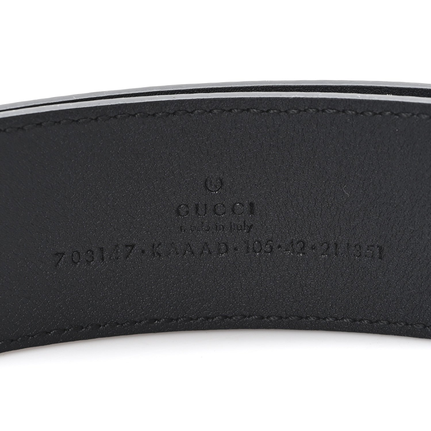 Gucci GG Supreme Monogram Blondie 40mm Belt 85 34 Black