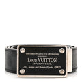 Louis Vuitton Damier Graphite 35mm LV Inventeur Reversible Belt 95 38