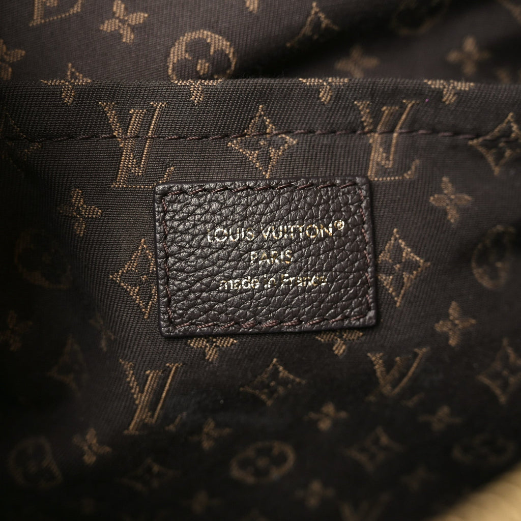 Louis Vuitton Calfskin Monogram Express MM Mahogany