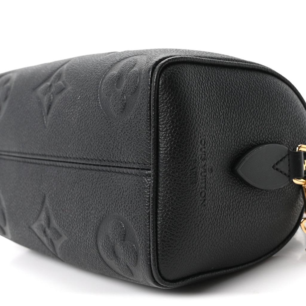 Louis Vuitton Empreinte Monogram Giant Speedy Bandouliere 20 Black