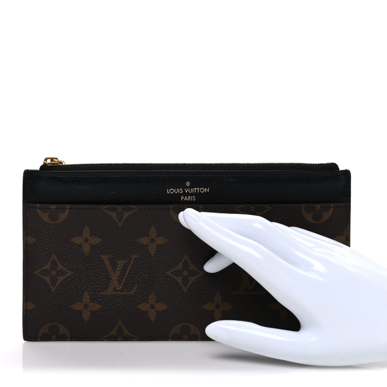 Louis Vuitton Monogram Slim Purse Black