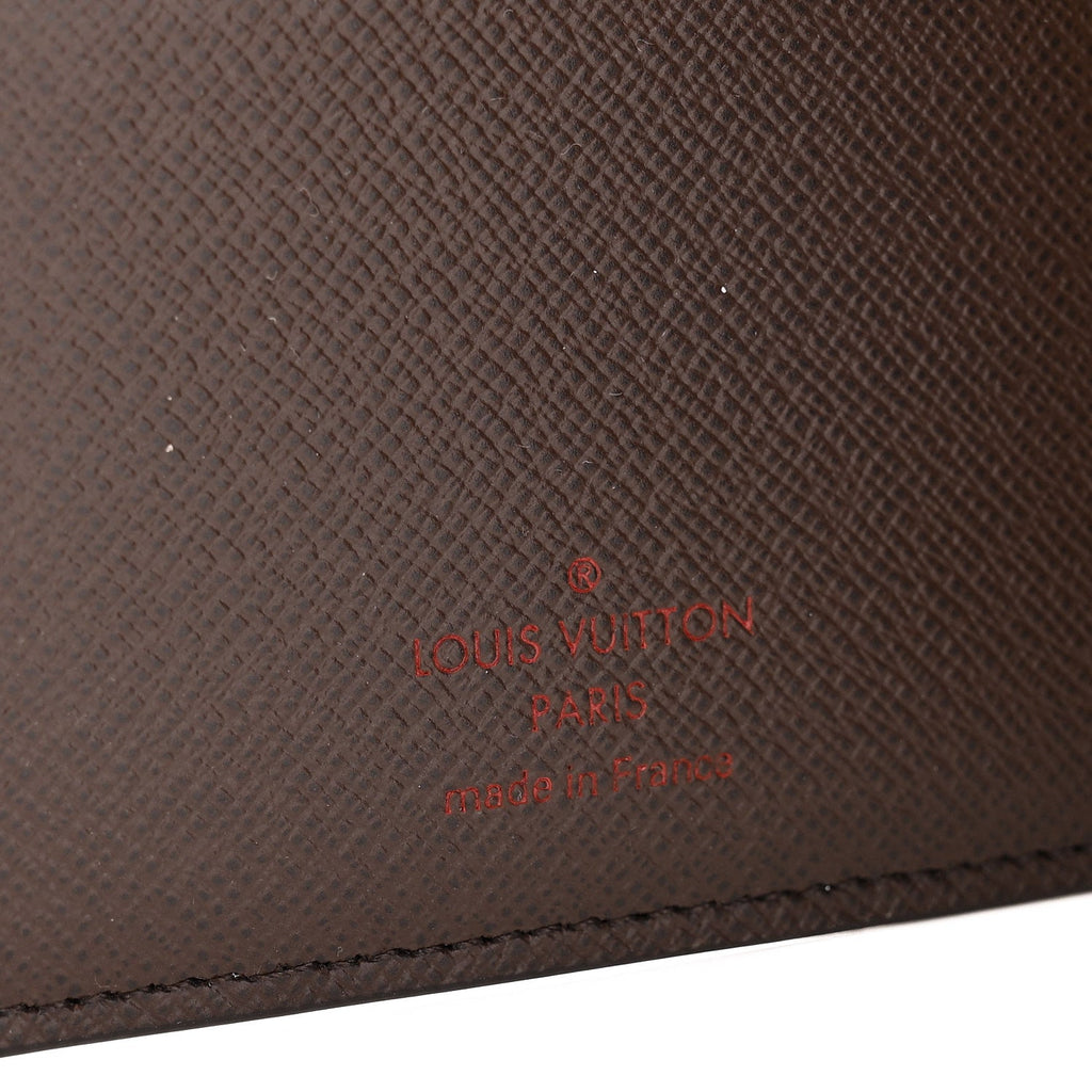 Louis Vuitton Damier Ebene Medium Ring Agenda Cover