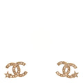 Crystal CC Starfall Earrings Gold